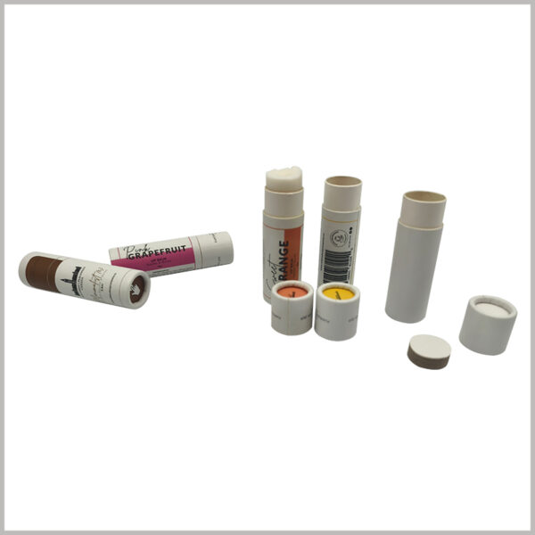 0.3Oz paper lip balm tubes​ packaging boxes