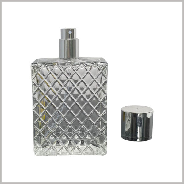 100ml square perfume bottles