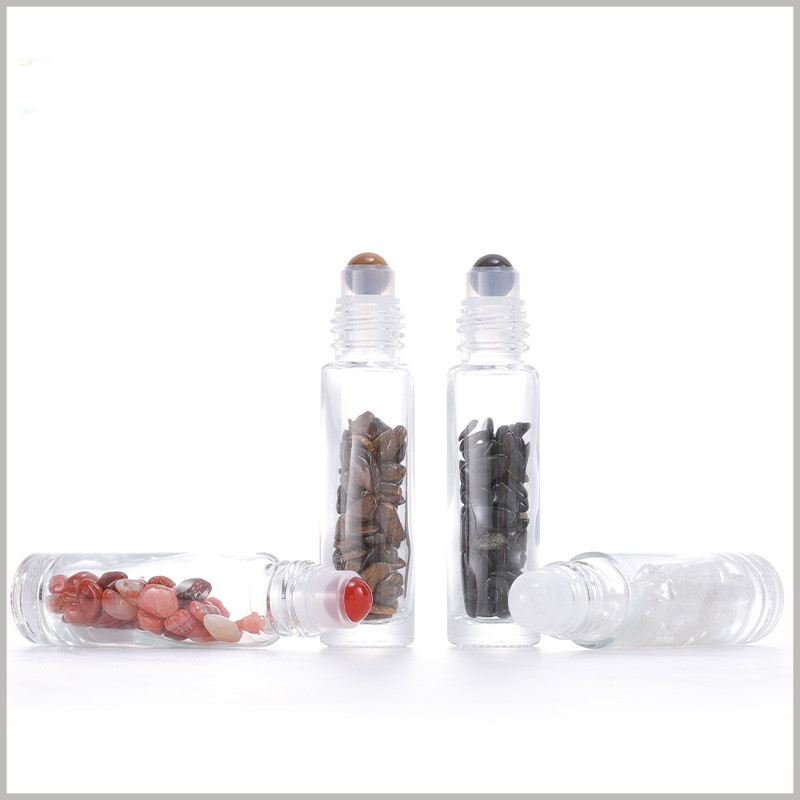 10ml Roller Bottle Set with Silver Caps for Essential Oil