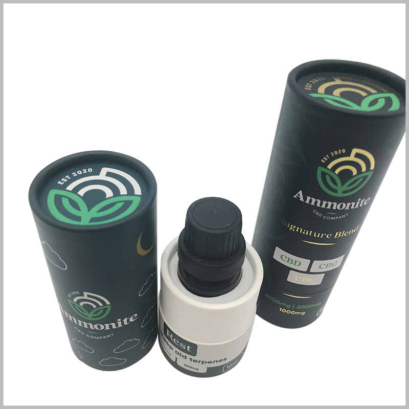 10ml essential oil packaging tube with golden printed, unique and luxurious product packaging improves the competitiveness of the product