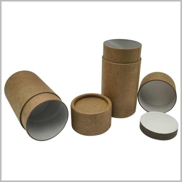 2.5Oz Deodorant kraft push up tubes Packaging boxes wholesale