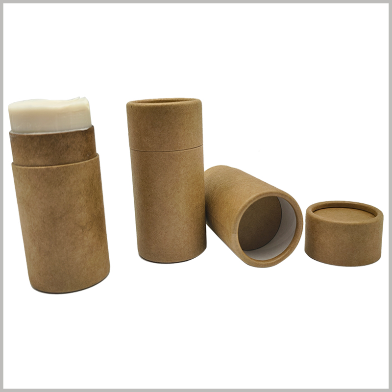 2.5Oz Deodorant kraft push up tubes Packaging wholesale