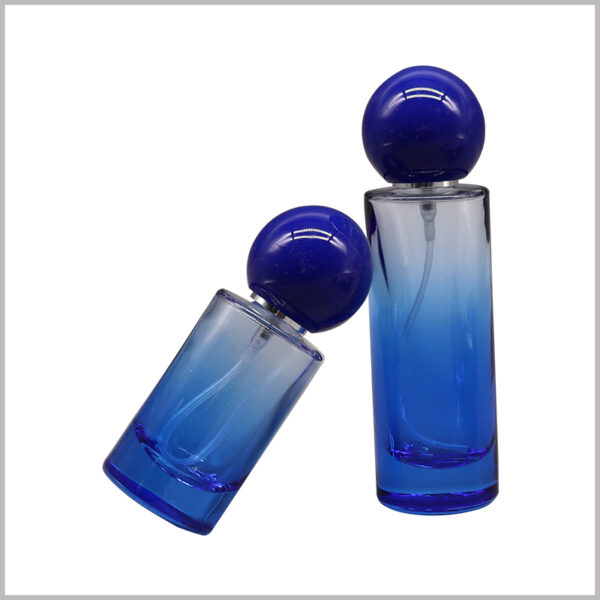 20 and 30ml blue round perfume bottle
