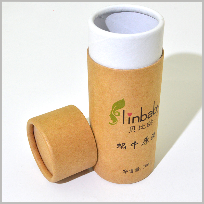 30ml skin care product packaging boxes,Printed kraft paper tube form