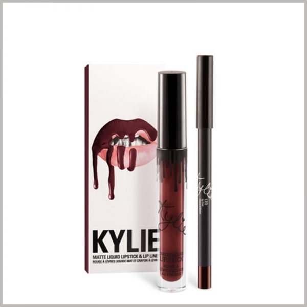 Foldable kylie jenner lipstick packaging boxes with ideas.The unique packaging design will greatly promote the product sales of the enterprise.