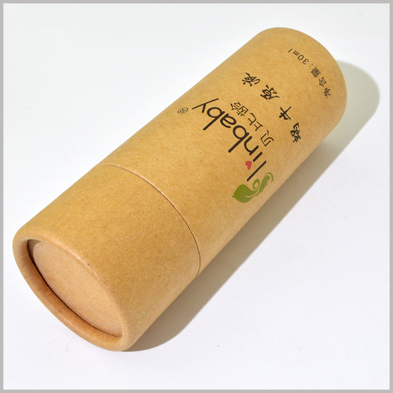 custom kraft paper tube for 30ml skin care product packaging.High-quality kraft paper tube packaging boxes have a great effect on the promotion of product value.