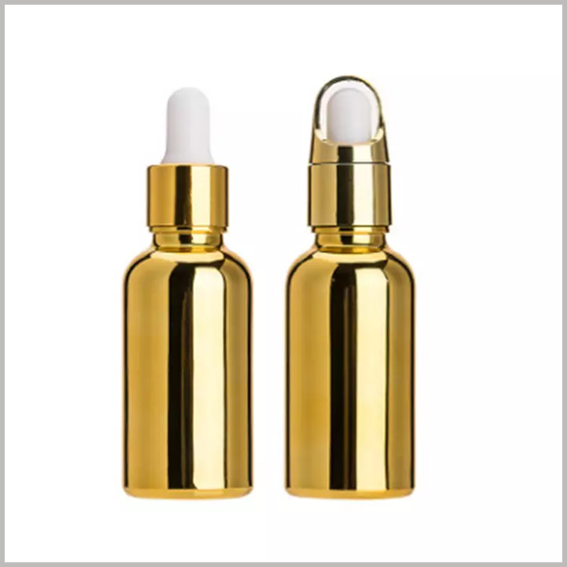 30ml Golden Essential Oil Dropper Bottles