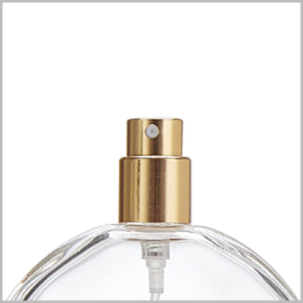 30ml Oblate round glass perfume bottles