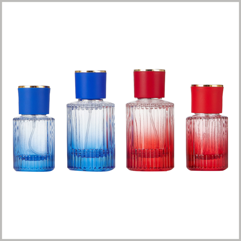 30ml and 50ml Vertical Stripes Round perfume bottle wholesale