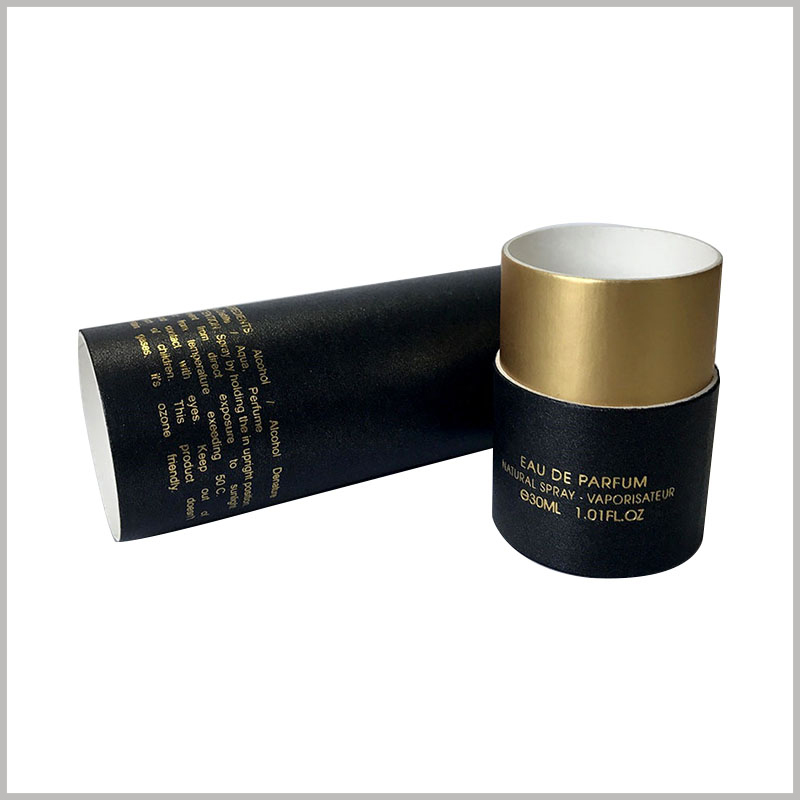 30ml perfume packaging boxes wholesale.The detailed text description of the perfume is embodied in bronzing printing, which makes it easier for customers to understand the characteristics of the perfume.