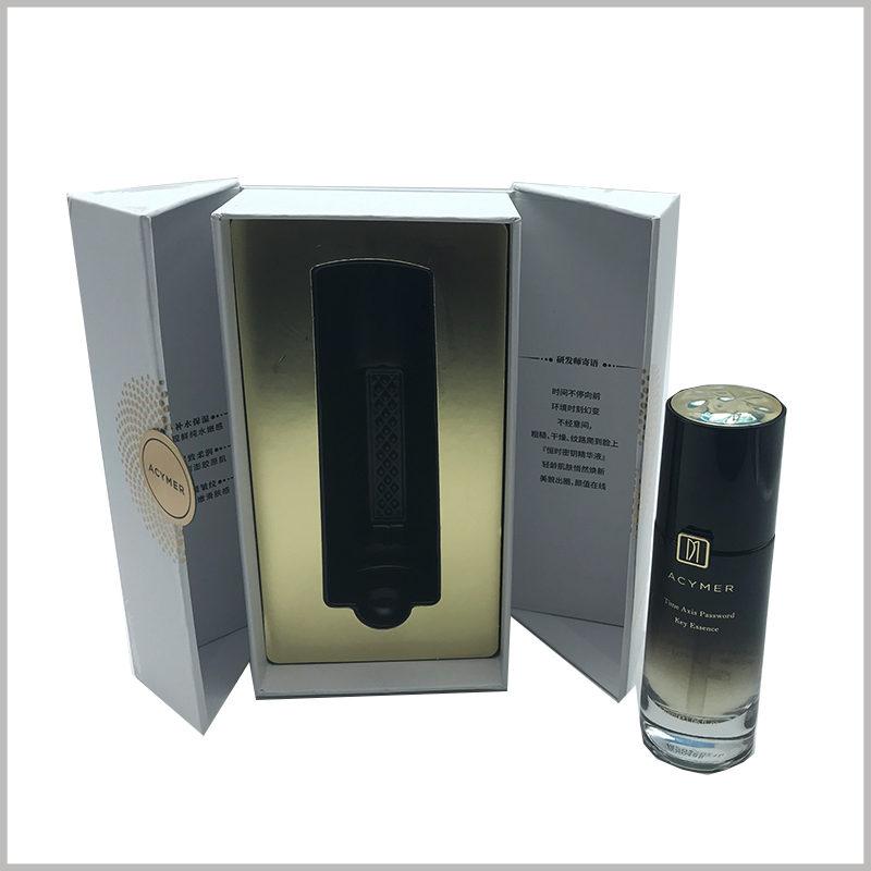 30ml skincare packaging with creative opening method. With custom packaging, you can better promote your products and brands.