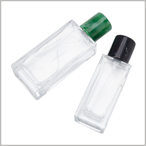 30ml,50ml,100ml clear perfume bottle with resin cover