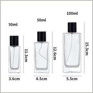 30ml,50ml,100ml perfume bottle with resin cover