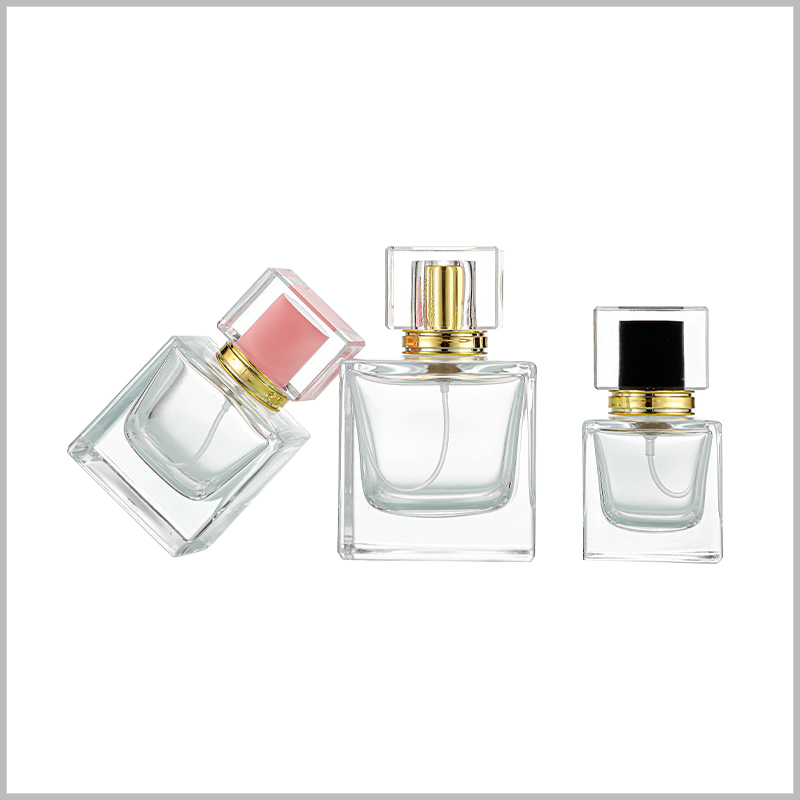 30ml,50ml,100ml square glass perfume bottles wholesale
