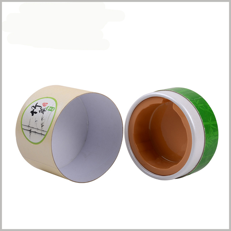 50g baby skin care products packaging with insert. An insert inside the paper tube holds the vial of skincare.