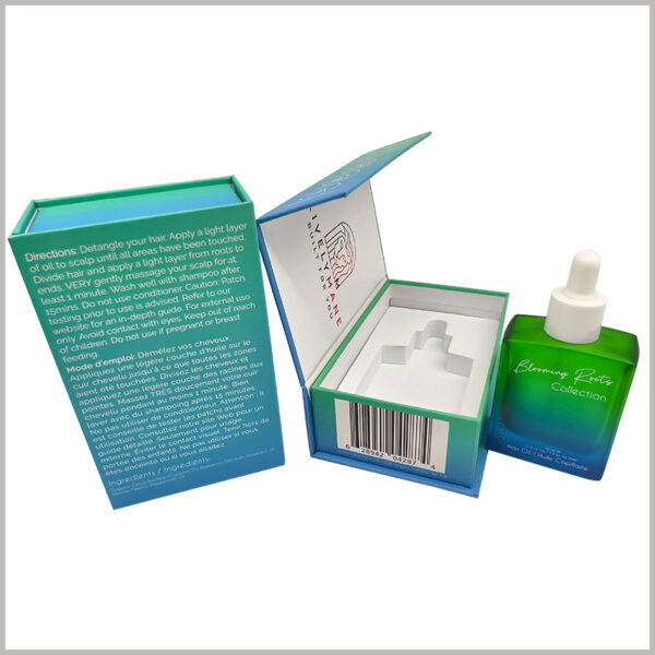 50ml perfume bottles and packaging boxes