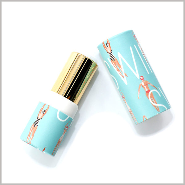 Biodegradable paper lipstick tube packaging,The packaging of this lipstick tube mainly caters to girls who love cartoons and anime.