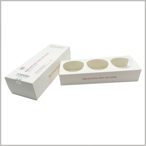 Cheap skin care packaging for three bottle set. The whole package is made of paper as raw material, which is completely biodegradable and friendly to the environment.