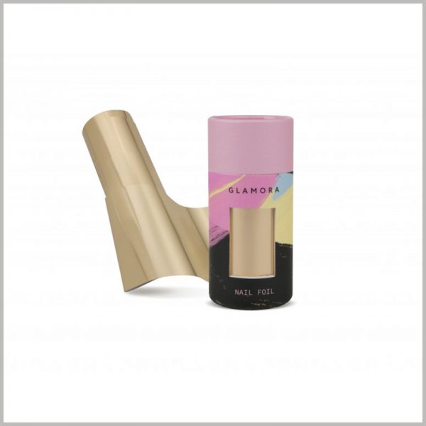 Cosmetic tube packaging boxes with window