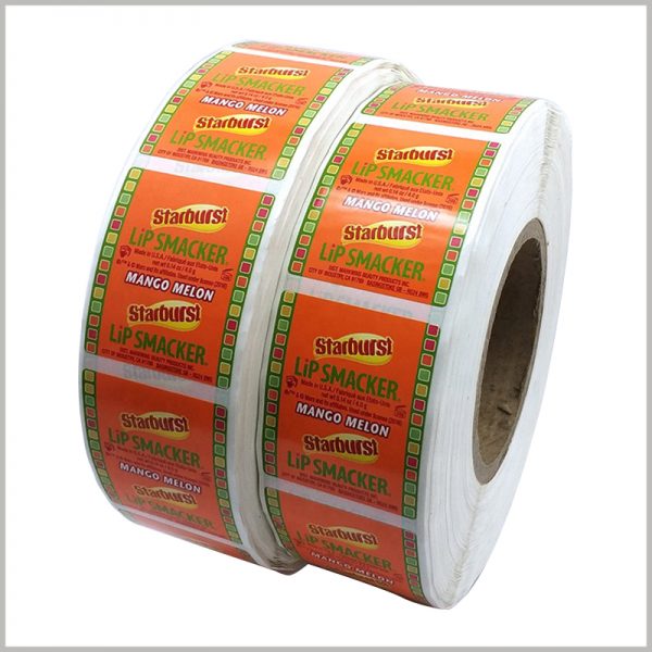 Custom Printed roll labels wholesale.Roll-shaped stickers can improve the appearance of the product, and will not reduce the manufacturing cost and transportation cost. It is one of the most cost-effective investments.