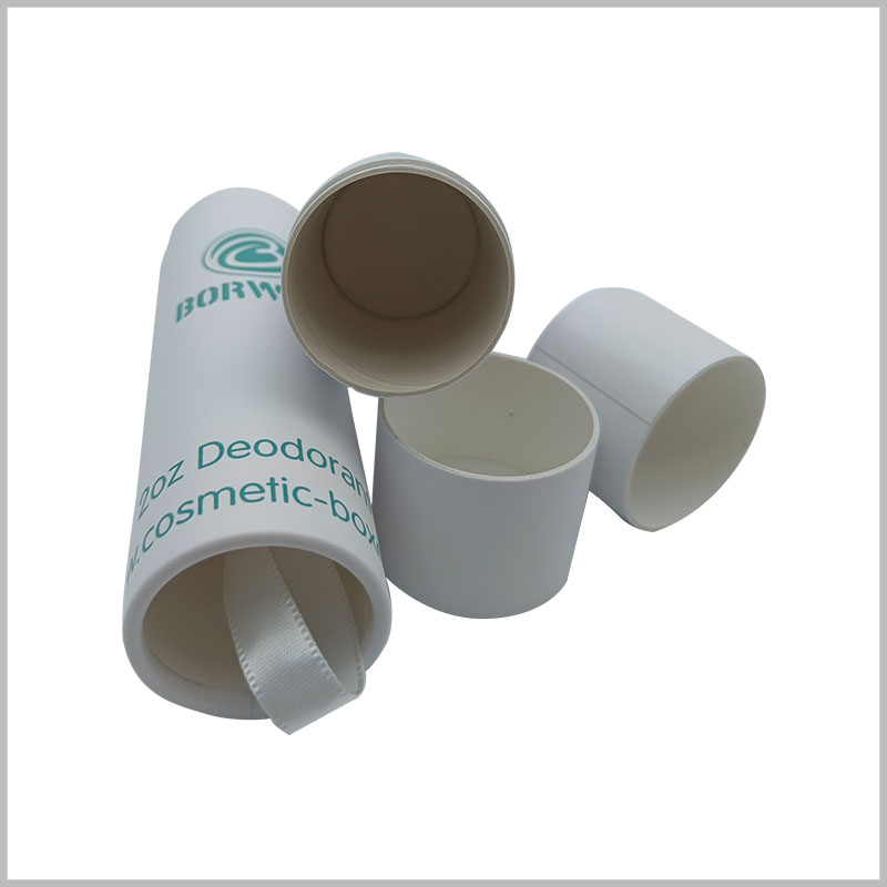 Custom Push up deodorant tubes packaging with pull ring