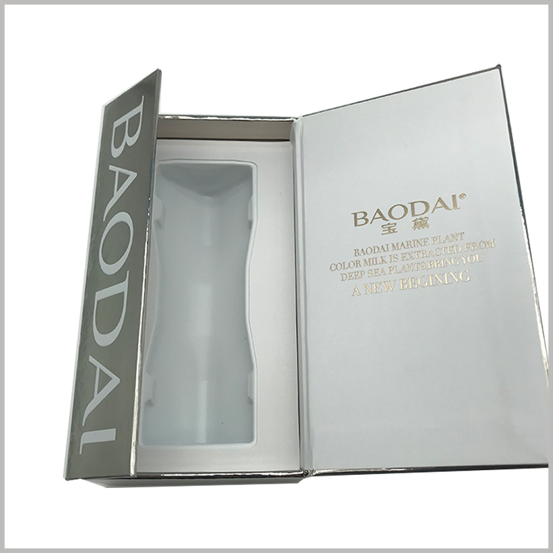 Double open packaging for skin care products of single bottle
