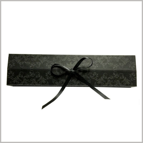 Exquisite cardboard gift packaging for hair extension boxes.With the help of gift bows in printed packaging, wigs will be valued and their value will be fully reflected.