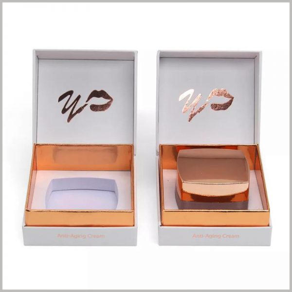 Facial cream packaging boxes with EVA insert