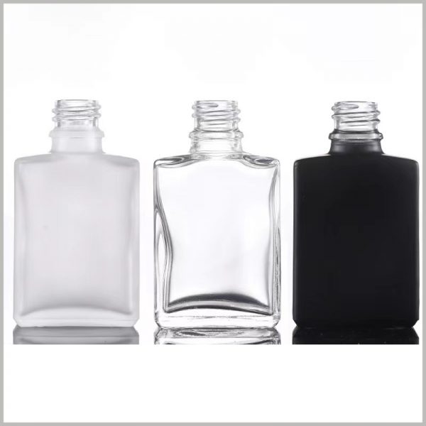 Flat square essential oil dropper bottles wholesale. The essential oil bottle can choose frosted bottle, clear bottle and black bottle to meet different product needs.