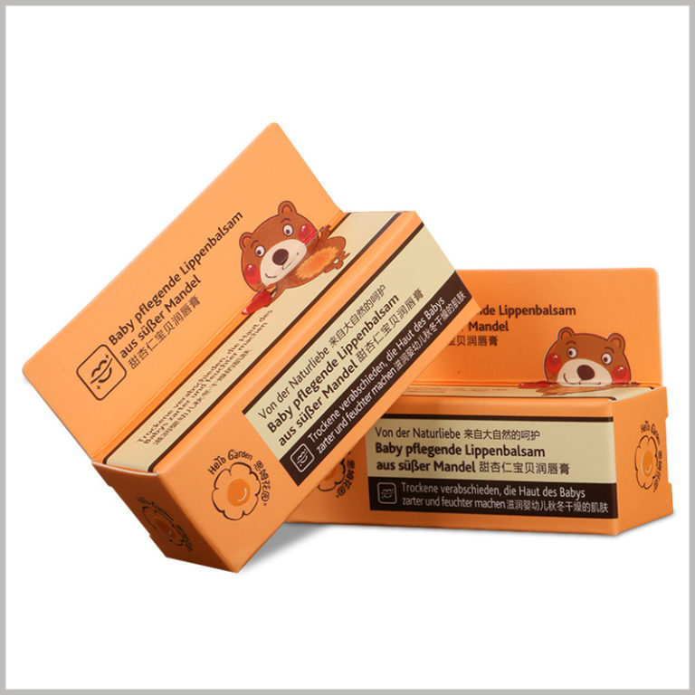 Eco friendly lip balm packaging Custom boxes wholesale