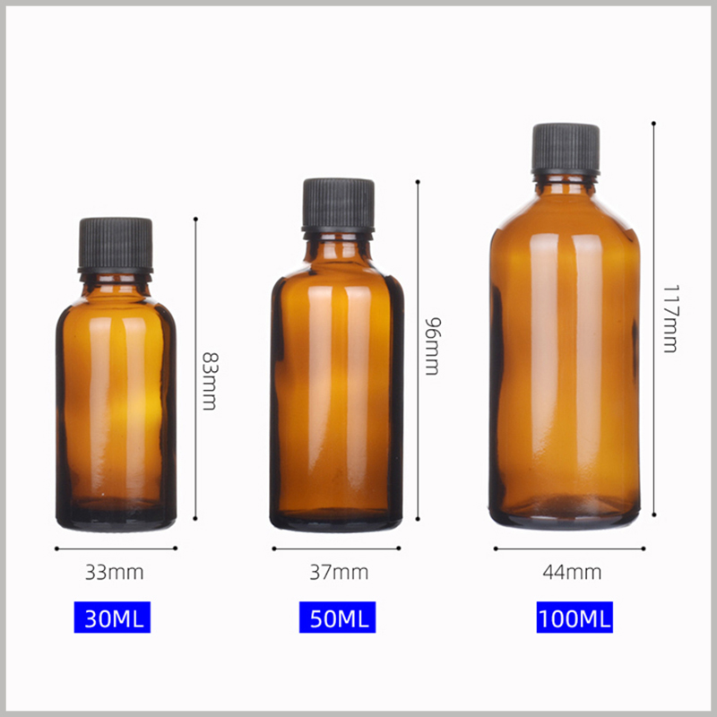 Glass Essential Oil Bottles With Cap