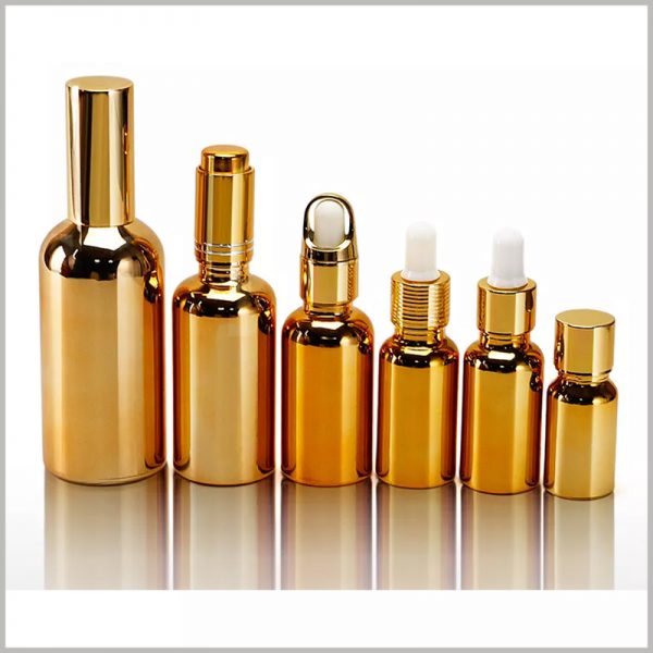 Golden Essential Oil Bottles wholesale