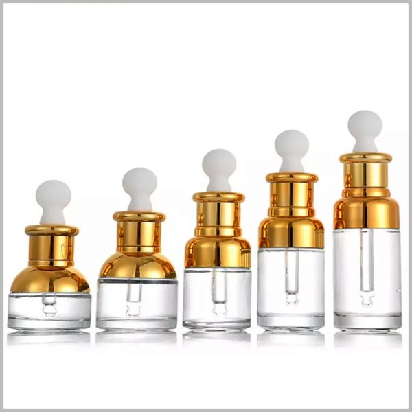 High Grade Transparent essential oil Dropper Bottles wholesale, high-end essential oil bottles can add high added value to products.