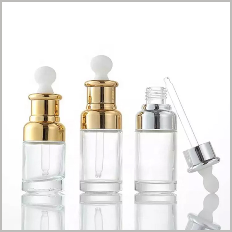 High Grade Transparent essential oil Dropper Bottles