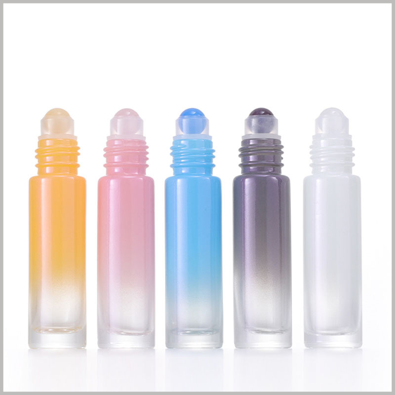 Laser Gradient Roller Ball Essential Oil Bottles