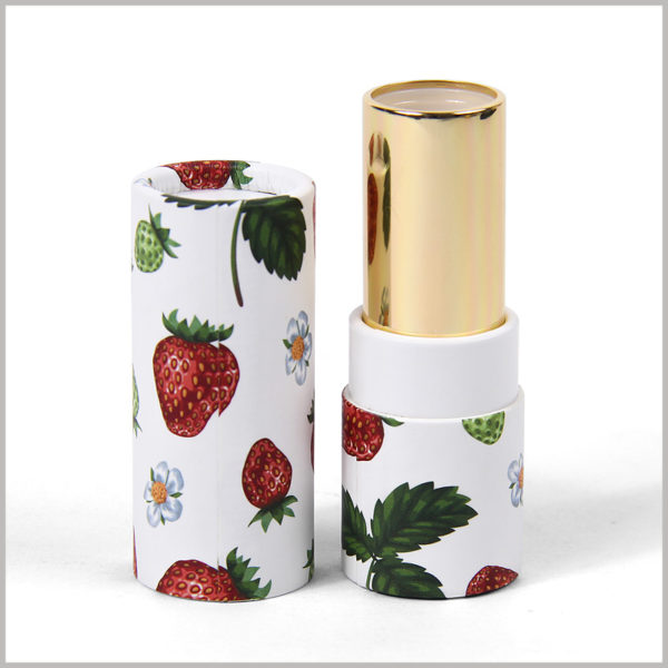 Printed cardboard tubes for lipstick packaging boxes. The lipstick product can be directly filled into the empty lipstick tube, which is easy for product assembly.