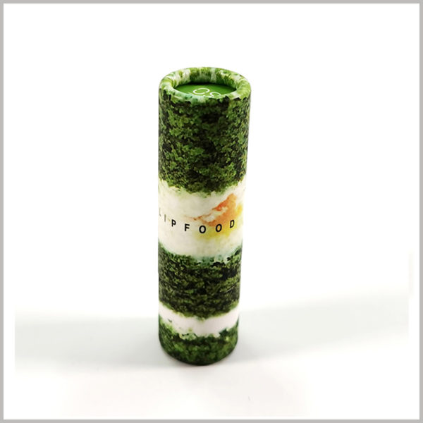 Printed paper lipstick tube packaging wholesale. The customized lipstick packaging is a biodegradable paper tube that will not cause damage to the environment.