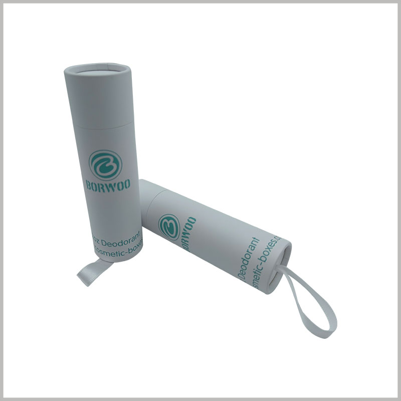 Push up deodorant tubes packaging with logo