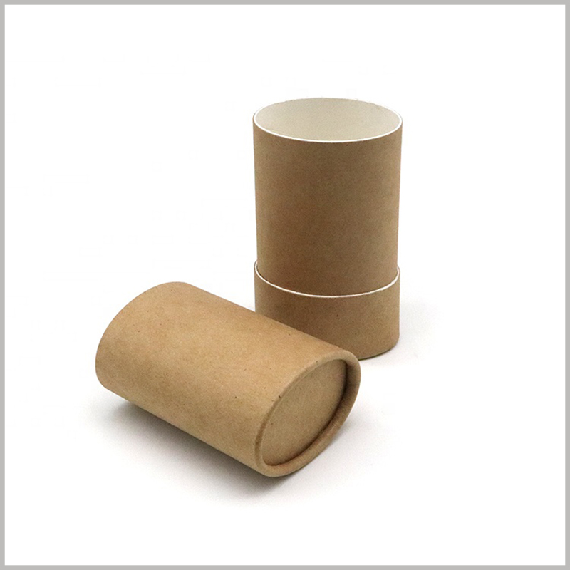 Recyclable deodorant push up tube packaging. The deodorant packaging material is kraft paper, which is 100% recyclable and meets strict environmental packaging requirements