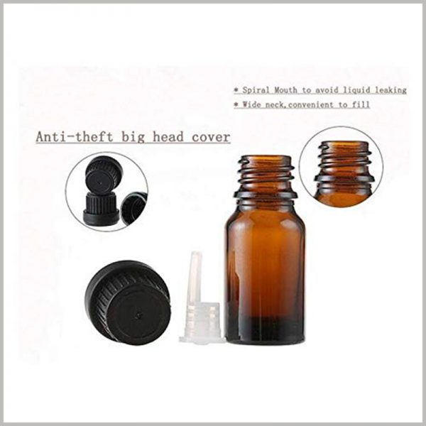 Small Essential Oil Bottles With Orifice and Cap