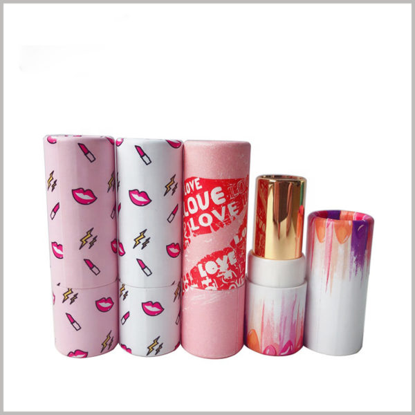 Stylish empty paper lipstick tube packaging boxes, Purchasing attractive packaging has advantages for the brand and will make lipstick boxes stand out from the competition in the market.
