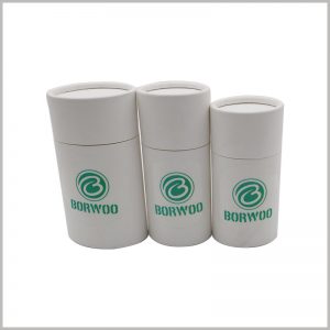 White oval push tube packaging for deodorant