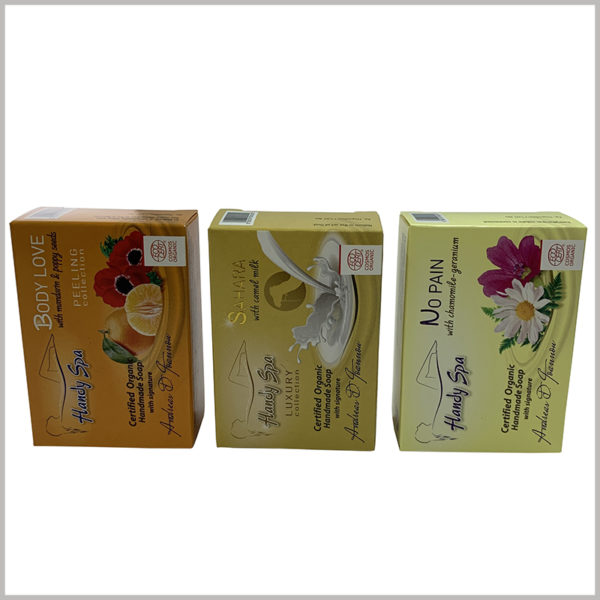 biodegradable soap packaging boxes. Environmentally friendly skin care product packaging will not cause pollution to the environment, which can improve the society's impression of the brand.