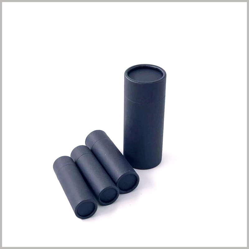 black biodegradable push up tubes packaging