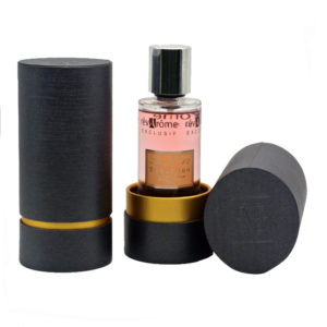 black cardboard perfume boxes packaging with logo