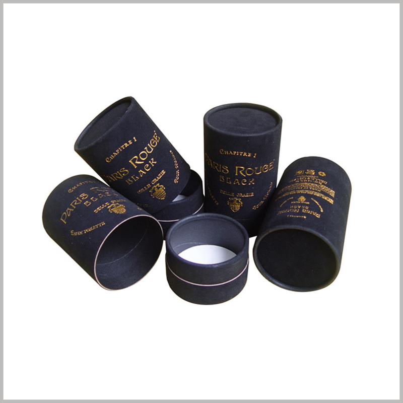 Black small cardboard packaging for 100ml perfume spray boxes