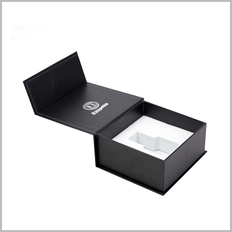 custom black small cardboard boxes for perfume bottles,Choose the right custom packaging size according to the size of the perfume glass bottle