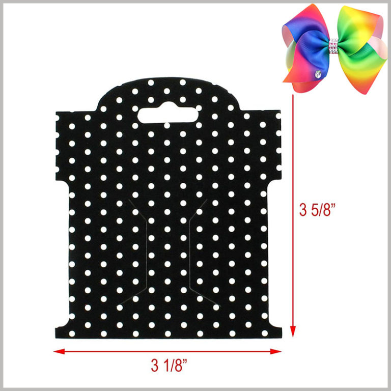 Cheap card packaging for hair bows Cosmetic boxes