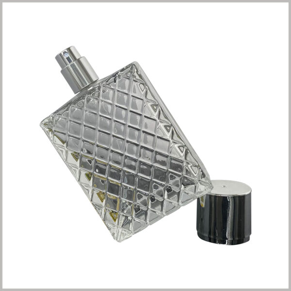 clear square perfume bottles