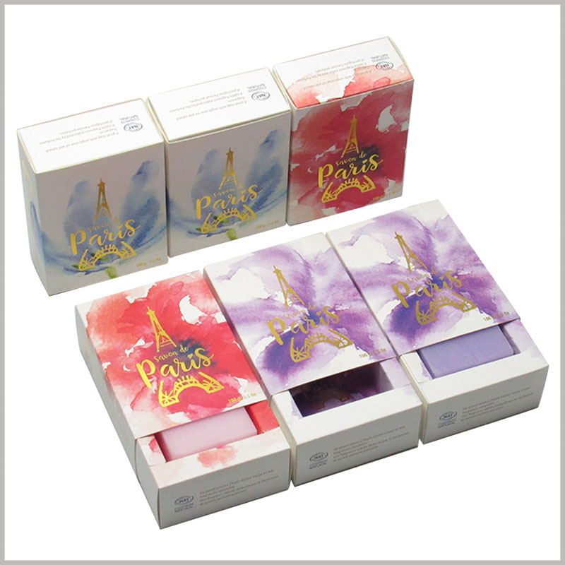 creative drawer boxes for soap packaging. Soap packaging uses different packaging designs to reflect the differentiation and value of the ingredients contained in the product.